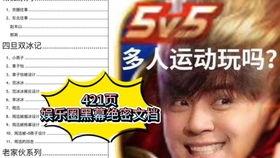 421页娱乐圈爆料大全,揭秘明星幕后故事，421页独家揭秘