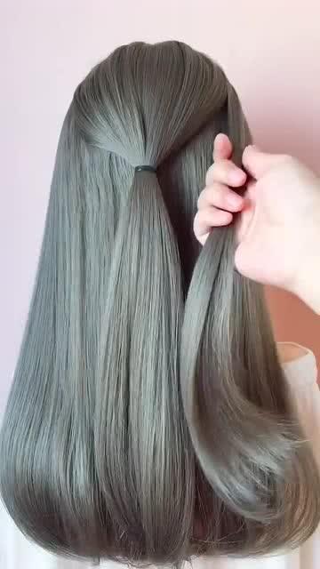 网红扎头发法,轻松打造时尚发型